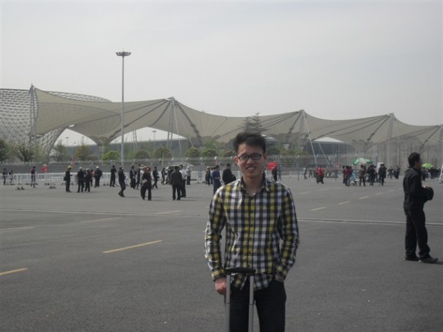 中国馆外面
