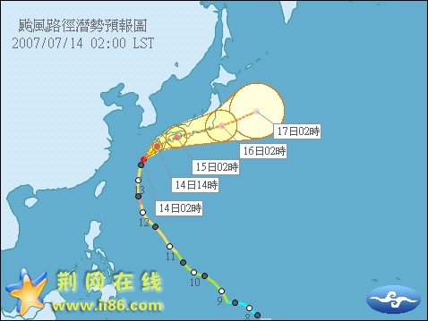 台风走向图