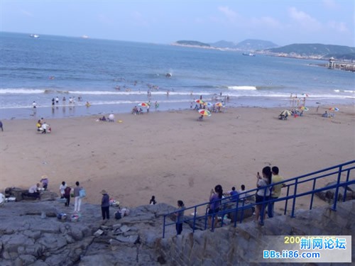俯看海滩