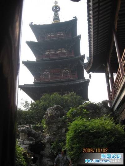 普明宝塔远景