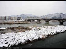 雪后谢公岭