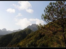 边走边拍---深秋后的大岭-谢公岭